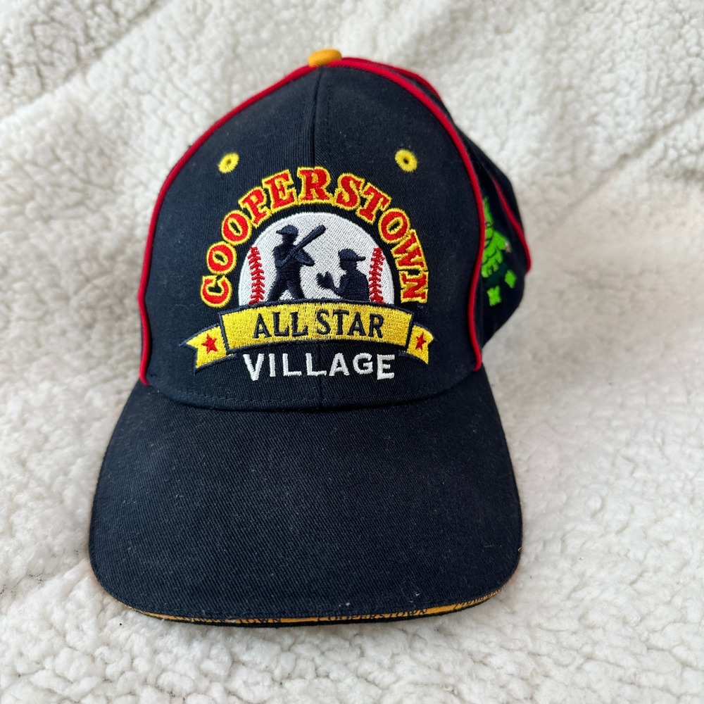 Legend Unisex Cooperstown All Star Village Hat L/XL Black Baseball Cap